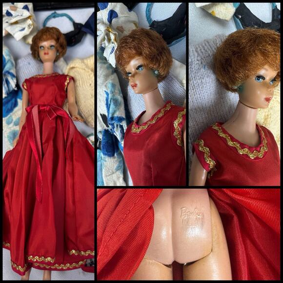 Huge Vtg 1960s Barbie Ken Dolls Lot Clothes Accessories Double Case - Picture 4 of 16